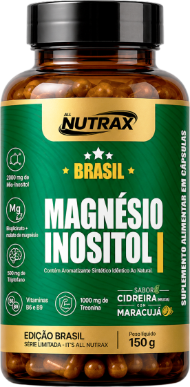 Magnésio Inositol Sabor Cidreira com Maracujá 150g
